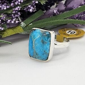 Kingman Turquoise Ring Sz 10